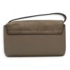 Faye Grey Crossbody Bag in Calfskin, Gold hardware - Image 2