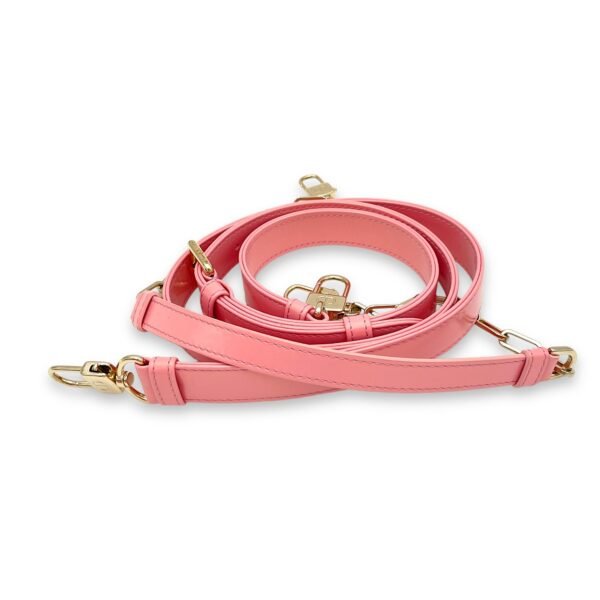 Lady D-Joy Small Pink Top Handle Bag in Patent Leather, Gold hardware - Image 12