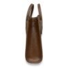 Interlocking G Top Handle Bag Brown in Coated Canvas, Gold hardware - Image 3