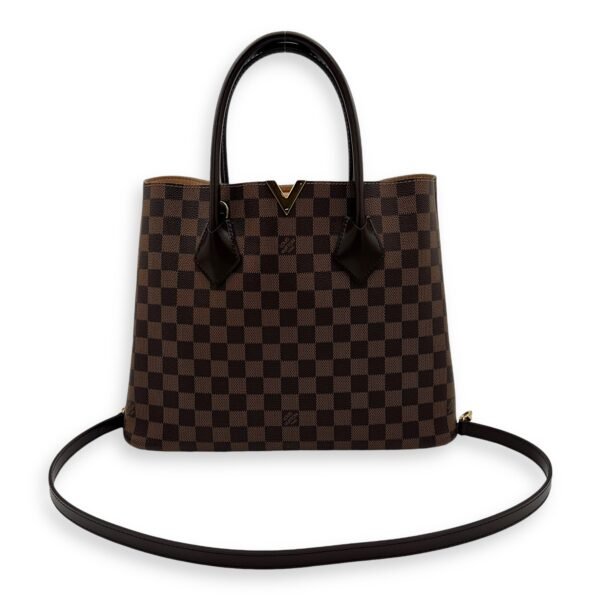 Kensington Tote Bag Brown in Coated Canvas, Gold hardware - Image 12