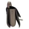 Faye Grey Crossbody Bag in Calfskin, Gold hardware - Image 3