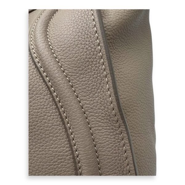 Luggage Mini Beige Top Handle Bag in Calfskin, Gold hardware - Image 24