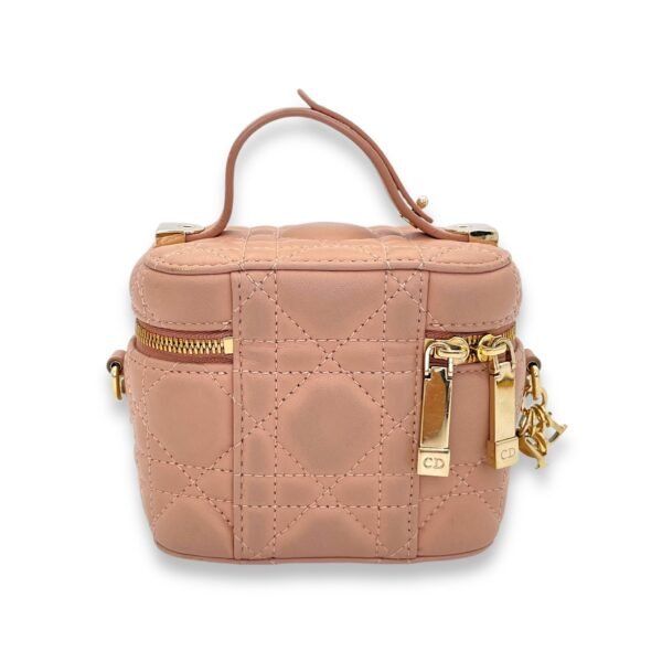 LADY DIOR Micro Vanity bag in Lambskin, Gold Hardware - Image 2