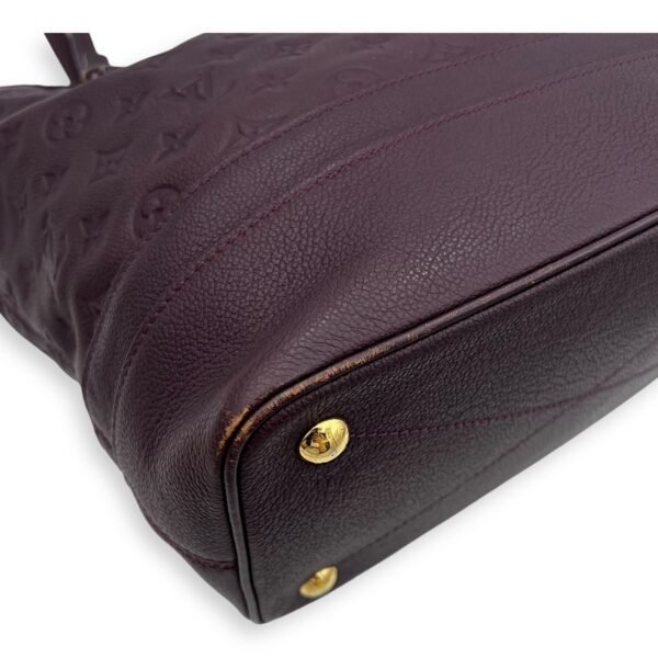 Citadine PM Purple Tote Bag in Empreinte Leather, Gold hardware - Image 12