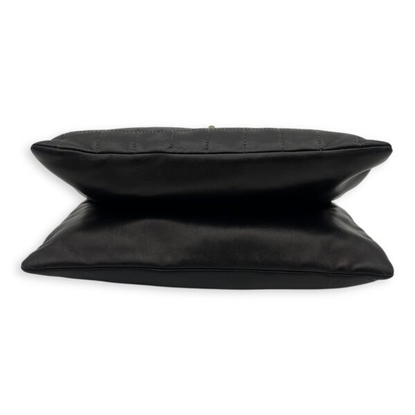 Chocolate Bar Reissue Black Shoulder Bag in Lambskin, Ruthenium hardware - Image 5