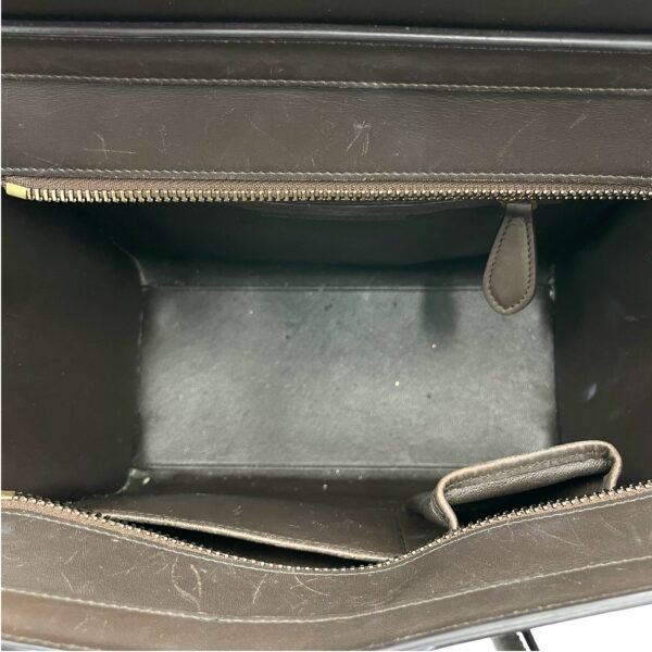 Luggage Top Handle Bag Micro Multi-colour in Calfskin, Gold hardware - Image 11