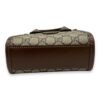 Interlocking G Top Handle Bag Brown in Coated Canvas, Gold hardware - Image 5