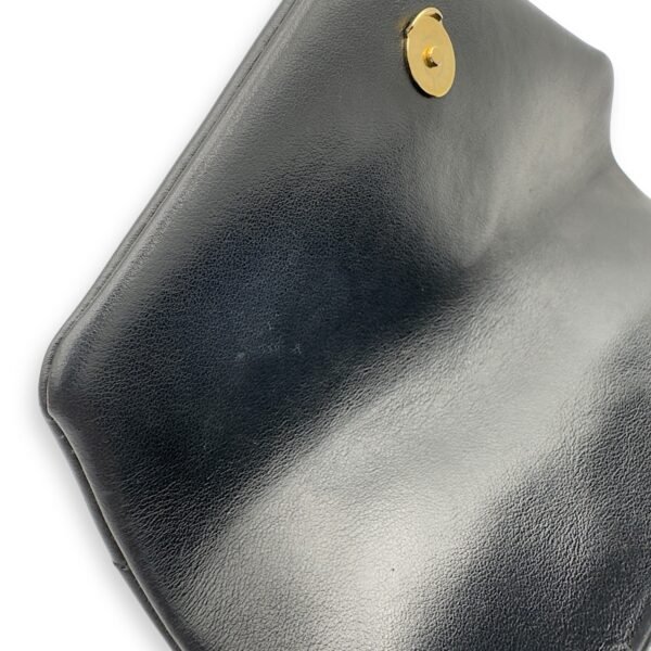 Loulou Toy Black Crossbody Bag in Calfskin, Gold hardware - Image 26