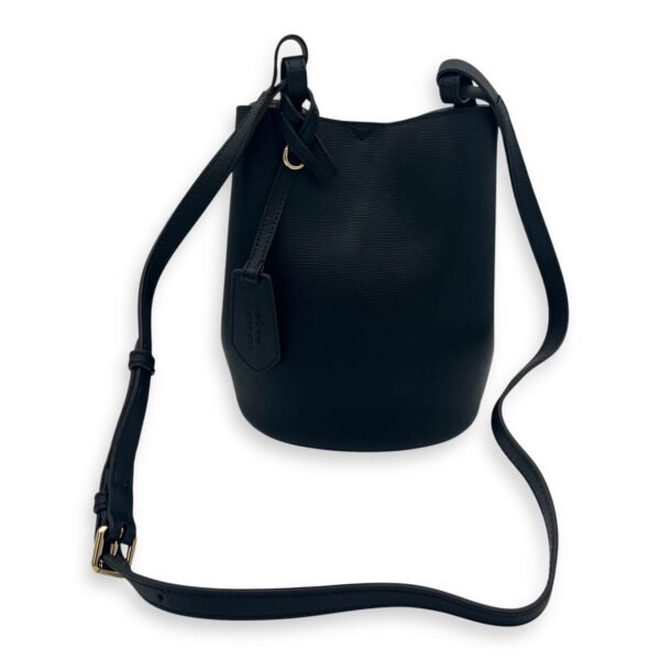 Bucket Bucket Bag Black in Calfskin, Gold hardware - Image 11