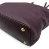 Citadine PM Purple Tote Bag in Empreinte Leather, Gold hardware - Image 13
