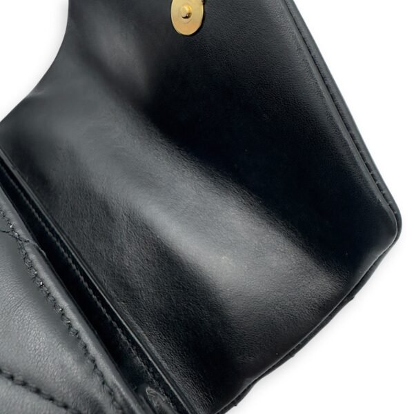 Loulou Toy Black Crossbody Bag in Calfskin, Gold hardware - Image 25