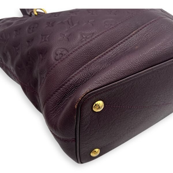 Citadine PM Purple Tote Bag in Empreinte Leather, Gold hardware - Image 14
