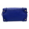 Luggage Top Handle Bag Mini Blue in Calfskin, Gold hardware - Image 5