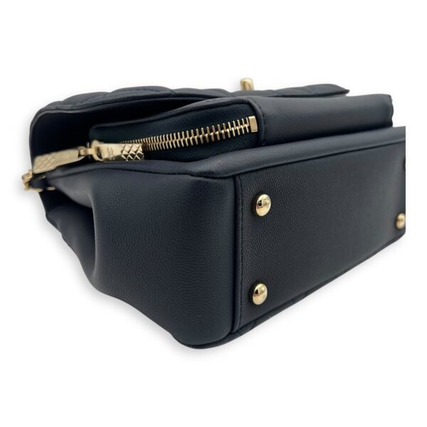 Business Affinity Top Handle Bag Blue in Caviar Leather, Light Gold hardware - Image 7