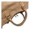 City Top Handle Bag Pink in Calfskin, Gold hardware - Image 23