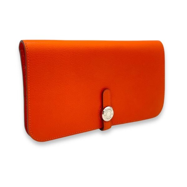 Dogon Orange in Calfskin, Palladium hardware - Image 3