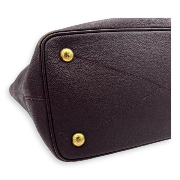 Citadine PM Purple Tote Bag in Empreinte Leather, Gold hardware - Image 16