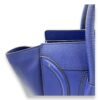 Luggage Top Handle Bag Mini Blue in Calfskin, Gold hardware - Image 7