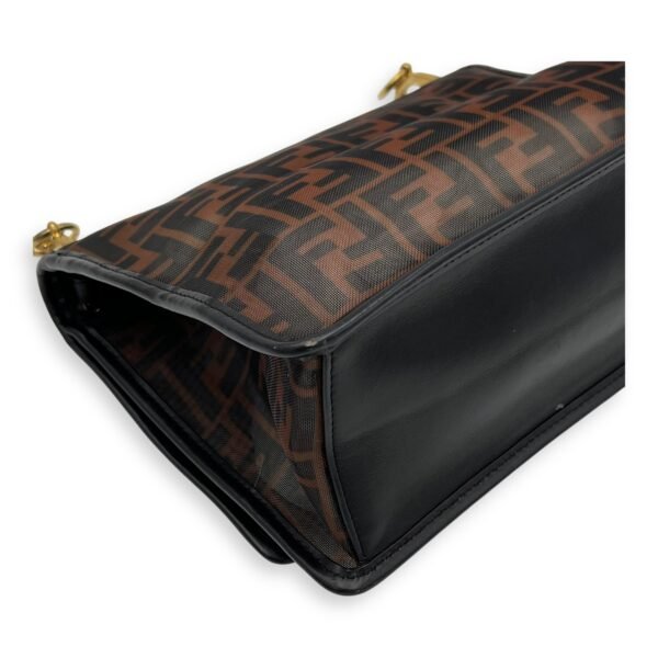 Kan I Shoulder Bag Brown in Mesh, Gold hardware - Image 13