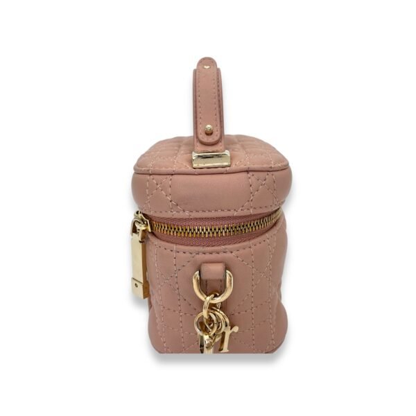 LADY DIOR Micro Vanity bag in Lambskin, Gold Hardware - Image 8