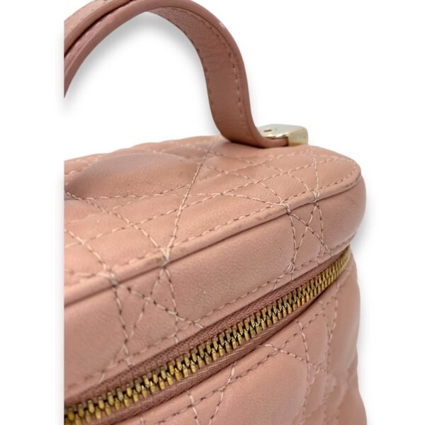 LADY DIOR Micro Vanity bag in Lambskin, Gold Hardware - Image 9