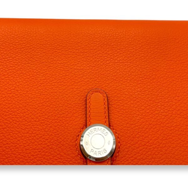 Dogon Orange in Calfskin, Palladium hardware - Image 7