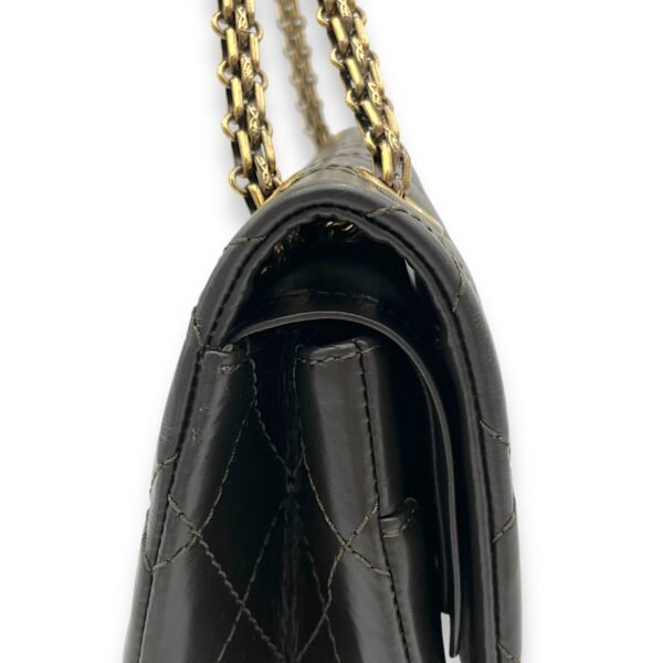 2.55 Brown Shoulder Bag in Calfskin, Gold hardware - Image 8