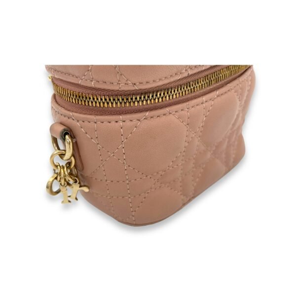 LADY DIOR Micro Vanity bag in Lambskin, Gold Hardware - Image 10