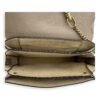 Faye Grey Crossbody Bag in Calfskin, Gold hardware - Image 6