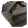Macassar Josh Brown Backpack in Monogram Coated Canvas, Silver hardware - Image 15