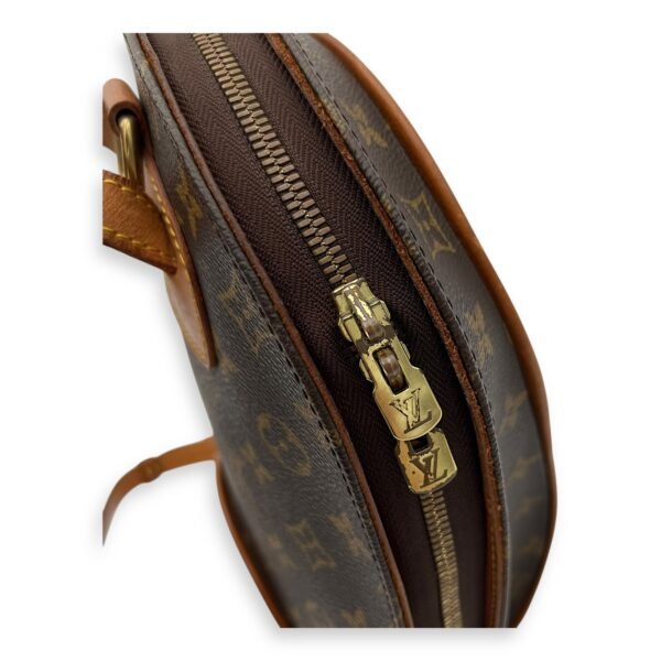 Ellipse Backpack Brown in Monogram Coated Canvas, Gold hardware - Image 12