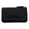 Classic Mini Pouch in Lambskin, Silver Hardware - Image 2