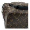 Macassar Josh Brown Backpack in Monogram Coated Canvas, Silver hardware - Image 13