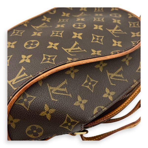 Ellipse Backpack Brown in Monogram Coated Canvas, Gold hardware - Image 11
