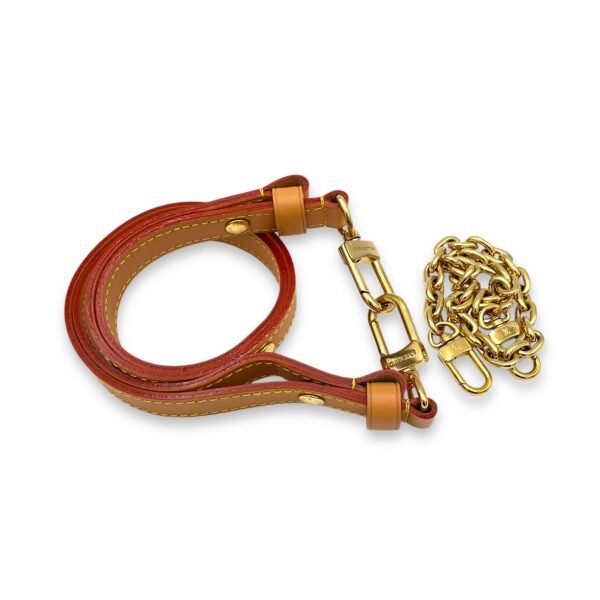 Loop Brown Shoulder Bag in Monogram Coated Canvas, Gold hardware - Image 12