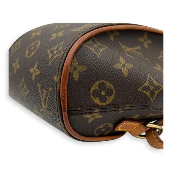 Ellipse Backpack Brown in Monogram Coated Canvas, Gold hardware - Image 10
