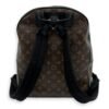 Macassar Josh Brown Backpack in Monogram Coated Canvas, Silver hardware - Image 2