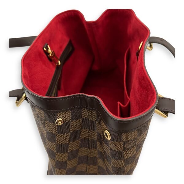 Hampstead Shoulder Bag Damier Ebene in Coated Canvas, Gold hardware - Image 7