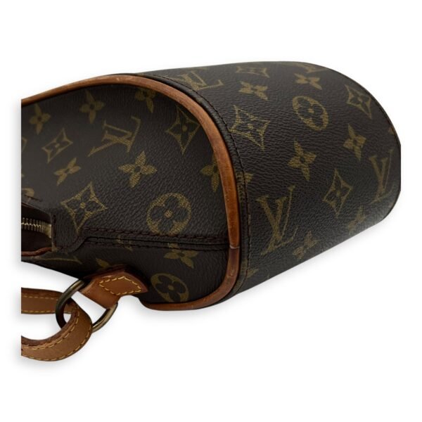 Ellipse Backpack Brown in Monogram Coated Canvas, Gold hardware - Image 9
