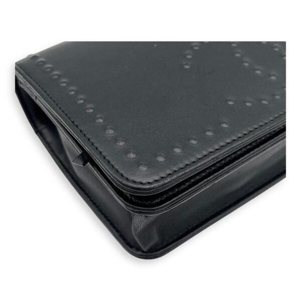 CC Black Wallet On Chain in Lambskin, Silver hardware - Image 14