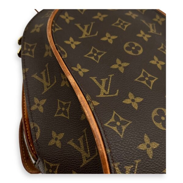 Ellipse Backpack Brown in Monogram Coated Canvas, Gold hardware - Image 8
