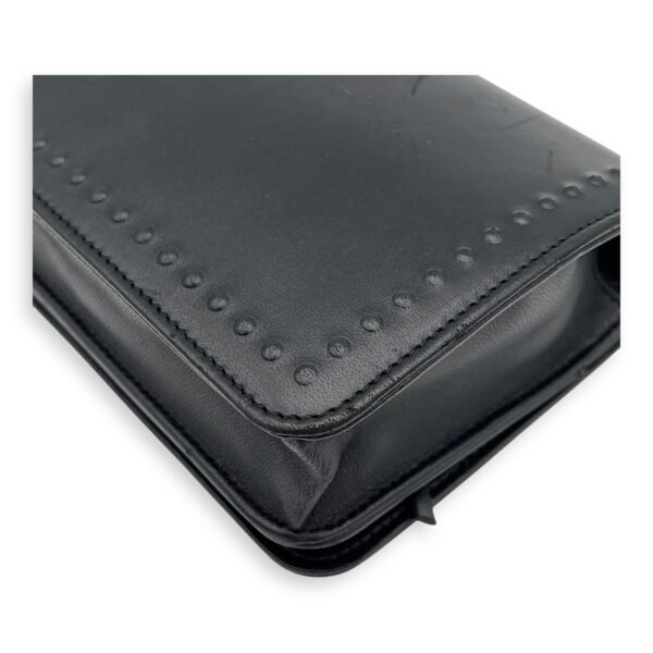 CC Black Wallet On Chain in Lambskin, Silver hardware - Image 13