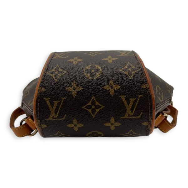 Ellipse Backpack Brown in Monogram Coated Canvas, Gold hardware - Image 5