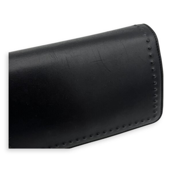 CC Black Wallet On Chain in Lambskin, Silver hardware - Image 9