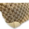 Mayfair Medium Brown Top Handle Bag in Canvas, Gold hardware - Image 10