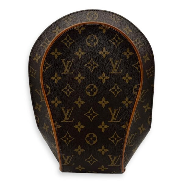 Ellipse Backpack Brown in Monogram Coated Canvas, Gold hardware