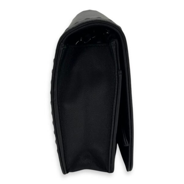 CC Black Wallet On Chain in Lambskin, Silver hardware - Image 4