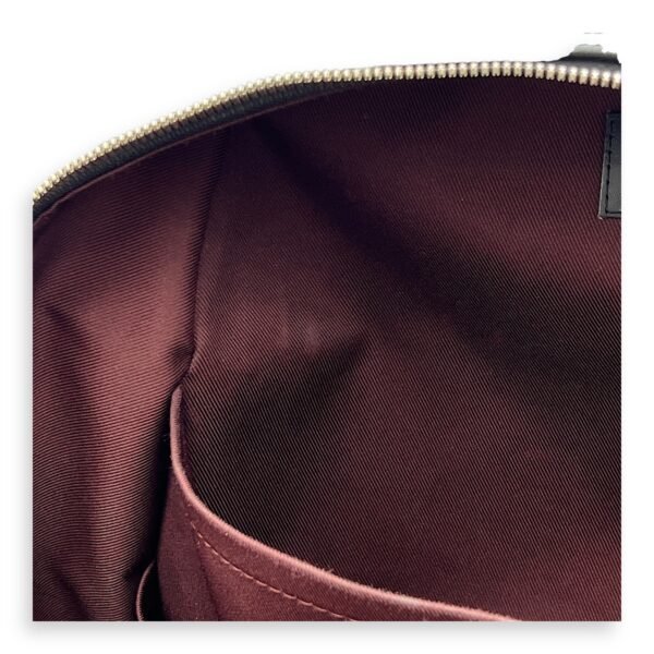 Macassar Josh Brown Backpack in Monogram Coated Canvas, Silver hardware - Image 7