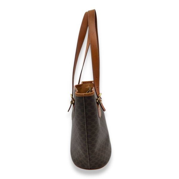 Macadam Tote Bag Brown in Coated Canvas, Gold hardware - Image 3