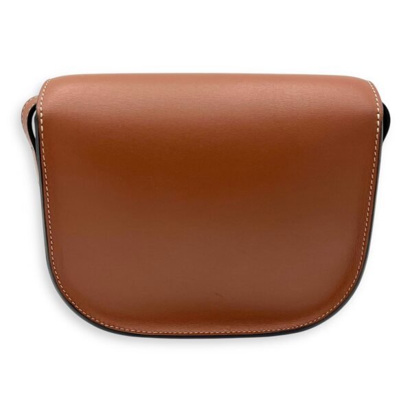 Folco Triomphe Brown Crossbody Bag in Calfskin, Gold hardware - Image 2